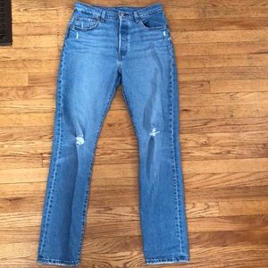 Levi’s 501 blue jeans